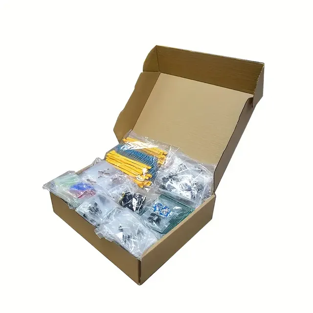 1900pcs Set Mega Electronic Component Kit , Assortment + Capacitors + Resistors + LED + Transistors + DC Jacks + PCB +opamp
