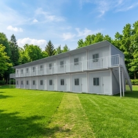Maison conteneur pliable modulaire préfabriquée en acier, best-seller, idéale pour bureaux et hôtels