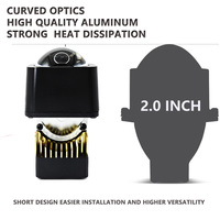 Ampoules de phares LED matricielles IDISON J6 Mini 1,5 pouce, faisceau Hi/Lo 45W 36W, lentille de projecteur Bi-LED pour BMW, Toyota, Nissan