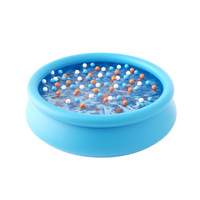 Aufblasbarer PVC-Pool für Draußen Runde Form Mehrere Größen Familiennutzung für Garten & Hinterhof