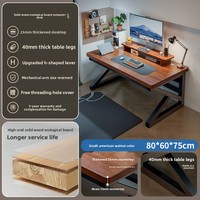 Bureau d'ordinateur moderne simpliste pour les étudiants pour la chambre à coucher, le lit ou les jeux Pratique pour l'écriture