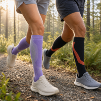 Chaussettes de ski tricotées mi-hautes pour hommes, femmes et jeunes, anti-humidité, rembourrées, antidérapantes, pour le snowboard, la randonnée et les sports