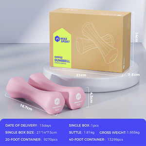 Thể dục xương Hình Vinyl Neoprene tráng gang Màu quả tạ giá rẻ quả tạ đào tạo cơ bắp quả tạ - Product Image 5