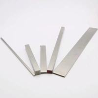 Acier plat en acier inoxydable, ASTM A276 304, 1/4 pouce x 2 pouces, barre d'acier de construction laminée à chaud usinée CNC.