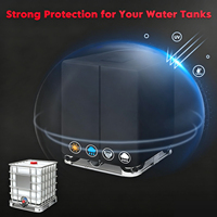 Housse de protection imperméable K-Shield pour IBC 1000L (275 Gallons) avec protection UV, pour extérieur, écologique, avec poteau en acier inoxydable, anti-poussière et isolée