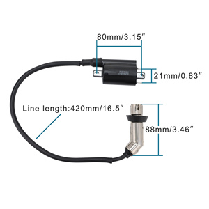 GOOFIT Kit de pièces détachées du système d'alimentation de la moto Remplacement pour les pédales EFI GY6 Moteur 169cc 170cc EFI <span class=keywords><strong>Jonway</strong></span> GTX 250 EFI 200 - Product Image 2