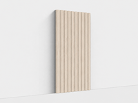 Panneau Acoustique Moderne en MDF Écologique, Revêtement Mural à Lattes Personnalisé en Gros pour Projets de Chambres, Appartements, Hôtels et Bureaux