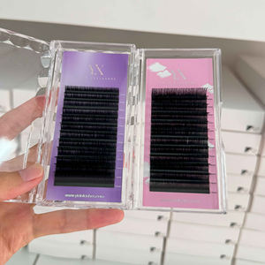 Fournitures de gros Cils Cils Extensions de cils individuels 0.03 0.05 0.07 C CC D DD L M LJ LB Extension de cils - Product Image 1