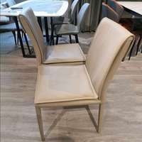 Chaise de salle à manger pour usage domestique, tabouret de restaurant de luxe léger avec dossier, chaise de maquillage nordique, chaise d'hôtel design moderne et minimaliste