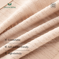 Sujetador sin costuras de jacquard con cinta de seda Shangbini, talla grande, con banda de soporte ancha, bralette de cobertura completa, tallas L-5XL