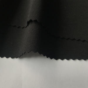 Shaoxing textile stock 63% rayonne 32% nylon 5% sp ponti roma tricot tissu pour vêtement - Product Image 6