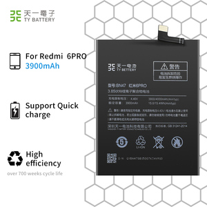 Venta caliente 3900mAh 3,85 V Teléfono móvil Batería de polímero de iones de litio BN47 Almacenamiento para Redmi 6pro <span class=keywords><strong>MI</strong></span> <span class=keywords><strong>A2</strong></span> <span class=keywords><strong>LITE</strong></span> en stock - Product Image 3