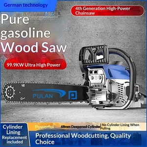 Motosierra de Gasolina para Cortar Madera, Motosierra Doméstica de Alta Potencia, Motosierra Pequeña Multifuncional Original - Product Image 1