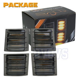 OVOVS Kit d'assemblage de feux d'angle avant clignotants pour <span class=keywords><strong>Chevrolet</strong></span> C10 C/<span class=keywords><strong>K</strong></span> 1994 1998 <span class=keywords><strong>1500</strong></span> Blazer Suburban Tahoe 2500-3500 - Product Image 6