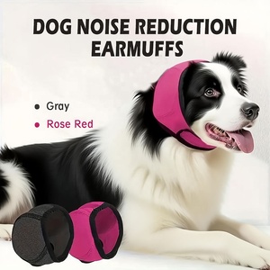 Cappuccio Calmante per Cani in Neoprene Impermeabile, Protezione Acustica per Animali Domestici per Nuoto, Fuochi d'Artificio e Riduzione dell'Ansia - Product Image 1