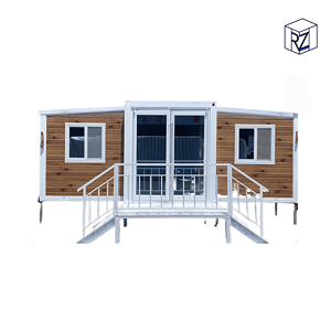 בית נייד 2 חדרי שינה ניתן להרחבה - בתים טרומיים מתקפלים מכולות 20 רגל, עיצוב מודולרי מודרני עבור בקתות יוקרה - Product Image 2