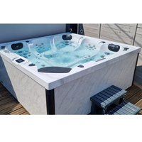 Jets de massage de luxe Baignoire spa à remous 1 ~ 5 personnes Spa extérieur moderne Jacuzzier Spa avec Balboa Gecko JOYONWAY