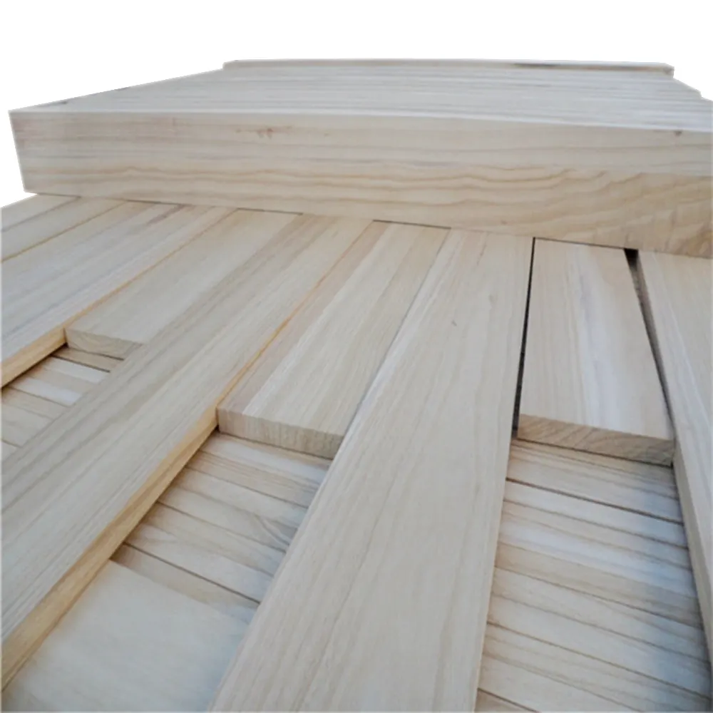 Top grade pine wood wholesale paulownia wood board timber paulownia wood slats