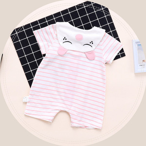 Ropa de Bebé al por Mayor a $1, Mono a Rayas para Bebé Recién Nacida, Estilo Boho - Product Image 4