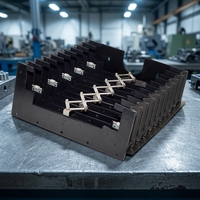 Housse de protection télescopique anti-poussière et résistante à l'huile pour soufflet d'accordéon et guide linéaire de machine-outil CNC
