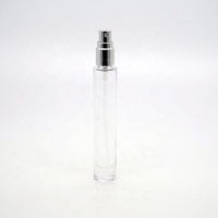 Flacon de parfum d'huile essentielle rechargeable 10ml Cylindre de pulvérisation Base en verre Col à vis Faible quantité minimale de commande Stock Flacon de parfum