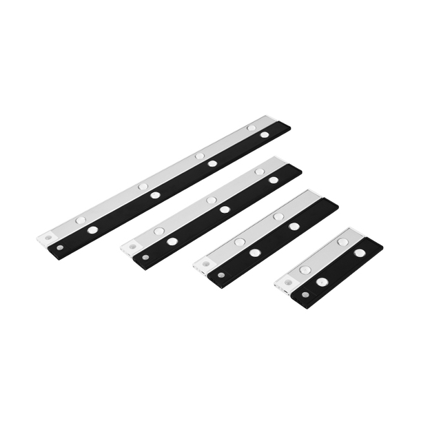 Ultra-thin smart LED human body sensing cat eye lamp three-tone dimming magnetic light bar rechargeable cabinet Wardrobe light