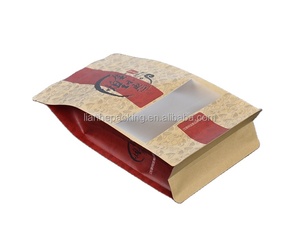 Riciclabile otto sigillo laterale borsa a fondo quadrato per uso alimentare <span class=keywords><strong>CPP</strong></span> per la conservazione della gomma da caffè caramella, sacchetti stampati in piedi 8mm - Product Image 4