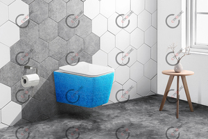 WC suspendu mural sans eau pour salle de bain, sanitaires - Product Image 5