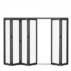 EEHE Puerta de Patio Plegable Doble de Gran Venta, Diseño Posmoderno, Aleación de Aluminio, Comercial, para Exteriores, Baños, Villas y Escuelas - Product Image 6