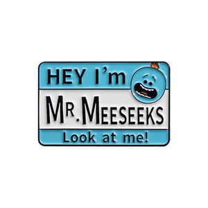 面白い漫画歯科ブローチ危険サイン合金バッジサプライズミームエナメルピン - Product Image 3