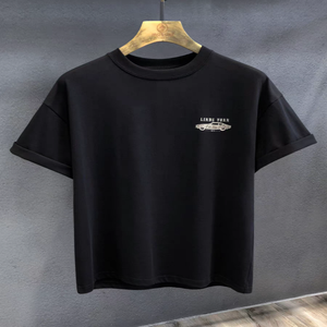 Nouvelle Collection Été 2026 : T-shirt Graphique Oversize pour Homme, Col Rond Manches Courtes <span class=keywords><strong>en</strong></span> Coton pour Tenue Décontractée Quotidienne et Streetwear - Product Image 6