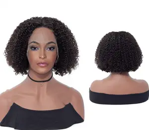 Foxen-Peluca de cabello humano Natural Hd para mujeres negras, postizo de encaje Frontal