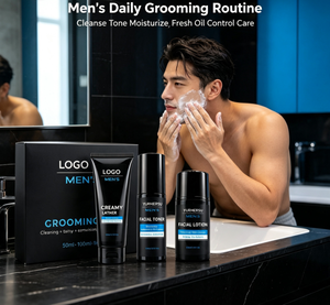 Set de Cuidado Diario de la Piel <span class=keywords><strong>para</strong></span> Hombre de Marca Privada, <span class=keywords><strong>Productos</strong></span> Orgánicos Básicos, Kit de Cuidado de la Piel - Product Image 1