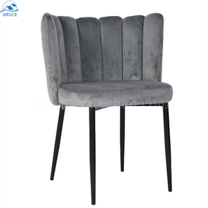 Vente en gros de chaise de salle à manger en métal design <span class=keywords><strong>scandinave</strong></span> moderne chaise rembourrée légère personnalisée pour la maison bureau hôtel salle de sport bar - Product Image 4