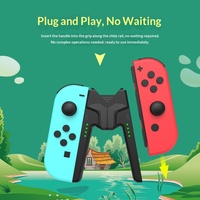 Empuñadura de Carga para Controlador Joycon de Nintendo Switch y Switch 2, Ligera, de ABS, Cómoda y con Función de Carga
