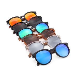 Cos Marcos redondos Gafas de sol unisex de madera Moda clásica Hecho a mano Fábrica Gafas de sol Gafas de Sol de lujo Gafas de sol Hombres - Product Image 1