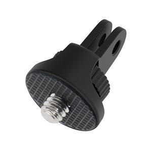 GREATYYT 2025 Adjustable 360 Degree Go Pro 1/4 Screw Single Foot Pole Head Adapter Made of ABS Plastic and Aluminium for Cars - Product Image 6