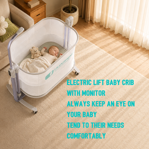<span class=keywords><strong>Berceau</strong></span> électrique pour bébé, lit cododo convertible, <span class=keywords><strong>berceau</strong></span> de chevet pour nourrisson, <span class=keywords><strong>berceau</strong></span> pour tout-petit avec moniteur et veilleuse - Product Image 6