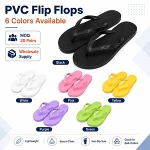 Infradito in PVC all'ingrosso, MOQ basso 20 paia, ciabatte estive casual da spiaggia, <span class=keywords><strong>sandali</strong></span> multicolore - Product Image 2