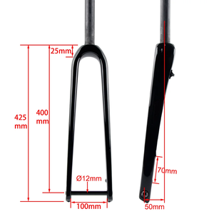 <span class=keywords><strong>Fourche</strong></span> de vélo de route 700C Gravel Full Carbon Fiber <span class=keywords><strong>Cyclocross</strong></span> Travel Flat Disc Brake Thru Axle Front Fourches - Product Image 4