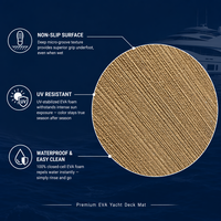 Tapis de sol en mousse EVA personnalisés pour bateaux, antidérapants, imitation teck, résistants à l'usure, pour ponts de yachts marins, auto-adhésifs