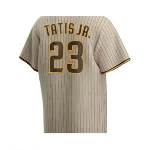 Prêt à Expédier <span class=keywords><strong>Fernando</strong></span> Tatis Jr. Tan Alternate Maillot de Baseball Cousu de Meilleure Qualité - Product Image 1