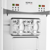 ESPACE Acier Inoxydable Haute Capacité Double Baril Frozen Boisson Cocktail Machine Milkshake Congélateur