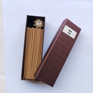 Bâtonnets d'encens naturels au bois de santal, encens organique Hem Agarbatti, parfum bois de santal - Product Image 1