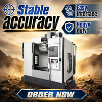 Centre d'usinage vertical CNC 3 axes haute vitesse VMC650 avec guides linéaires pour la production de pièces de précision