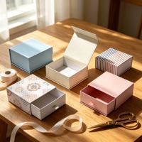Boîte cosmétique rigide avec impression UV personnalisée, boîte cadeau en papier à deux pièces