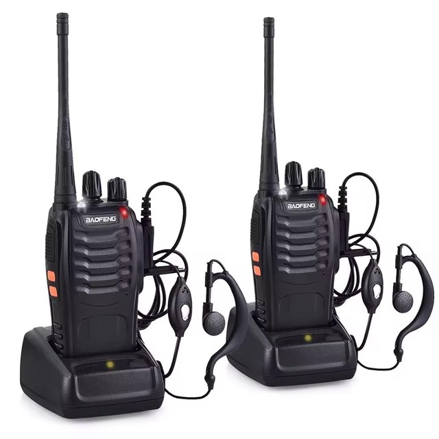 BF-888S UHF Walkie Talkie Handheld Transceiver 16CH 1500mAh Two Way Radio  888s Ham Radio  Bf-888s