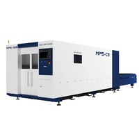 Machine de découpe laser à fibre pour tôles métalliques Han's Laser 3015 3000x1500mm avec plateforme d'échange