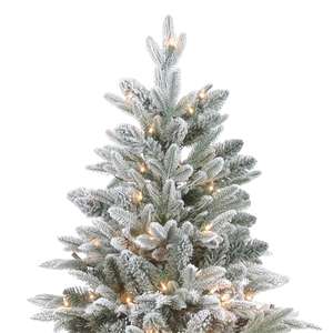 شجر عيد الميلاد الأبيض الثلجي الاصطناعي المختلط PE + PVC - Product Image 2