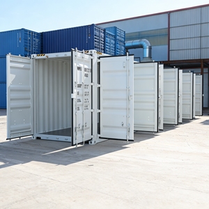 Conteneur d'expédition 40HC, 40 pieds, côté ouvert, stockage de marchandises sèches, 4 portes latérales disponibles - Product Image 4